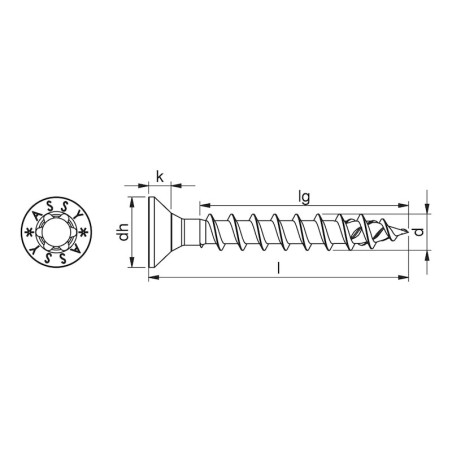 WURTH Wkręt 3,5x16/12 ASSY-STOŻ-RW20-(A2K) 1000szt