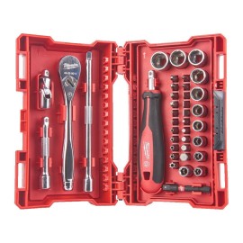 MILWAUKEE Komplet Kluczy Nasadowych 1/4''