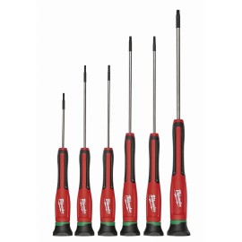 MILWAUKEE Zestaw Wkrętaków Precyzyjnych TORX 6szt 2