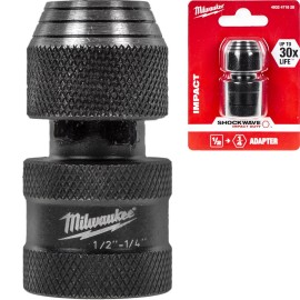 MILWAUKEE Adapter 1/2''- 1/4'' HEX
