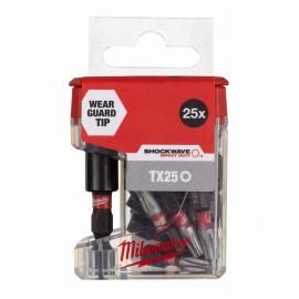 MILWAUKEE Bit Tuba TicTac TX25 25szt+Uchwyt Bita