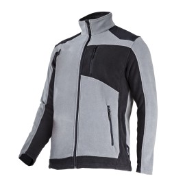 LAHTI PRO Bluza Polarowa ze Wzmocnieniami SZAR-CZA 2XL