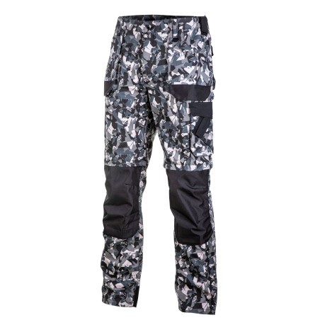 LAHTI PRO Spodnie z odp nogawkami Szaro-Czarne 2XL