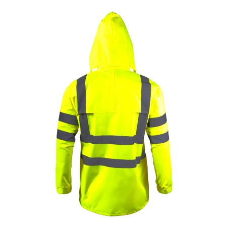 LAHTI PRO Kurtka Ostrzegawcza Przeciwdeszczowa Żółta M (L4091302)