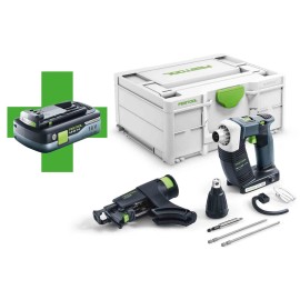 FESTOOL 18V Wkrętarka Budowlana DWC 18-4500 Basic + Aku BP 18 Li 4,0 HPC-ASI (577056)