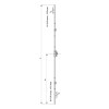 Zasuwnica okienna ROMB M0 Hw 505-750mm