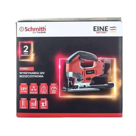 Schmith Wyrzynarka 18V Bezszczotkowa Skok 25mm (S-WRB-0)