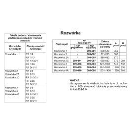 ROMB Rozwórka R1 Sw 290-510 (009-001) 2