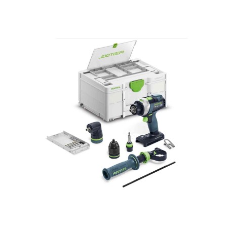 FESTOOL 18V Wiertarko-Wkrętarka Udar QUADRIVE TPC18/4 Basic-Set (577625)