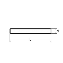 Pręt Gwintowany 8x1000mm Ocynk kl.4.8 DIN795 2