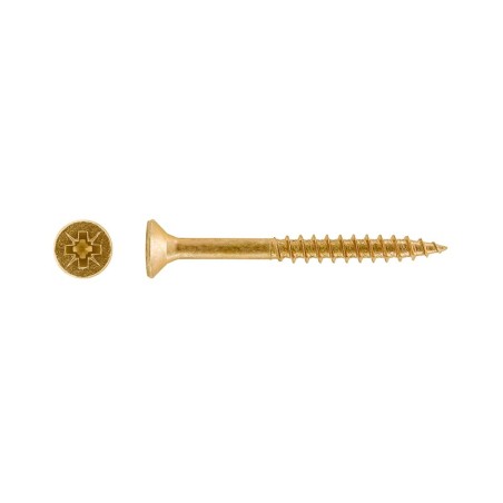 Wkręt hartowany do drewna z łbem stożkowym z niepełnym gwintem 5x40 (Na wagę)