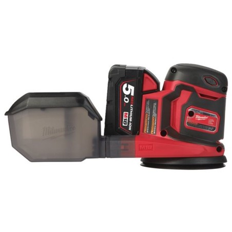 MILWAUKEE M18™ BOS125-0 Szlifierka Mimośrodowa 125mm (4933464228) + M18™ AKU. 5.0 Ah (4932430483)
