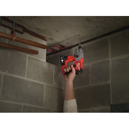 MILWAUKEE M12™ CH-0 Młotowiertarka SDS-Plus (4933441947) + M12™ AKU. 6.0 AH (4932451395)