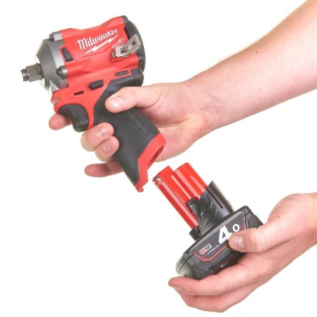 MILWAUKEE M12™ KLUCZ UDAROWY ½″ FIWF12-0X (4933464615) + M12™ AKU. 6.0 AH (4932451395)