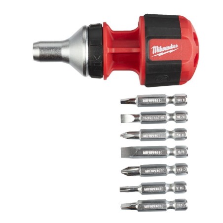 MILWAUKEE Kompaktowy Multiwkrętak z Grzechotką 8w1 (4932471868)
