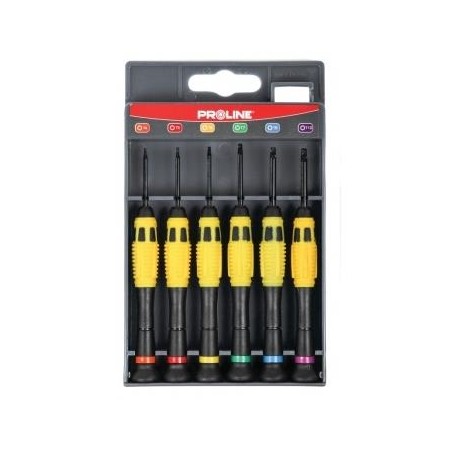 PRO Wkrętaki Zegarmistrzowskie Torx 6szt.