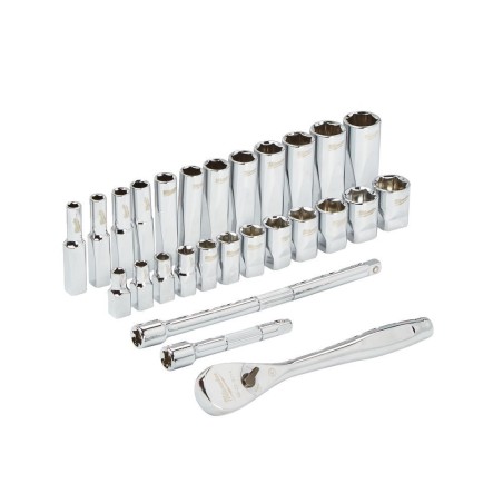 MILWAUKEE Zestaw Nasadek z Grzechotką M28 1/4 (4932464943)