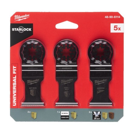 MILWAUKEE Zestaw Ostrzy do Drewna Multitool OMT (48906114)