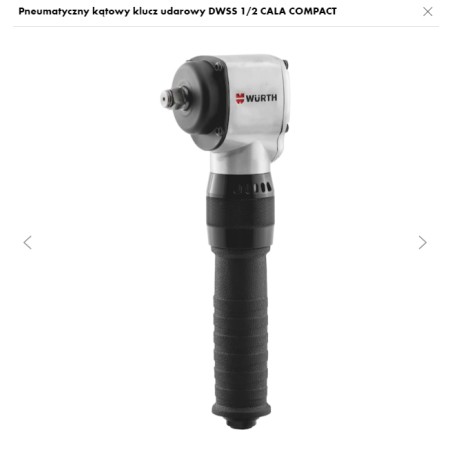 WURTH Klucz Pneumatyczny Kątowy DWSS 1/2 850 Nm (57143090 961 1)