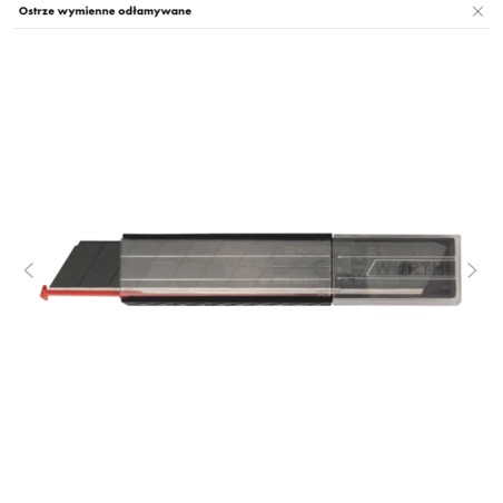 WURTH Ostrza Noża Wymienne EXTRA 18mm (10szt.)