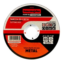 Tarcza do metalu HAUSMAJSTER 125x1.0x22.23mm