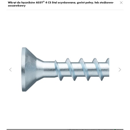 WURTH Wkręt 4x20/16 ASSY-STOŻ-RW20-(A2K) 1000szt (019004020 005 1000)