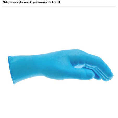 WURTH Rękawice Ochronne NITRYLOWE LIGHT XL (100szt.)