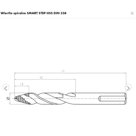 WURTH Wiertło do Metalu 4,2mm HSS SMART STEP