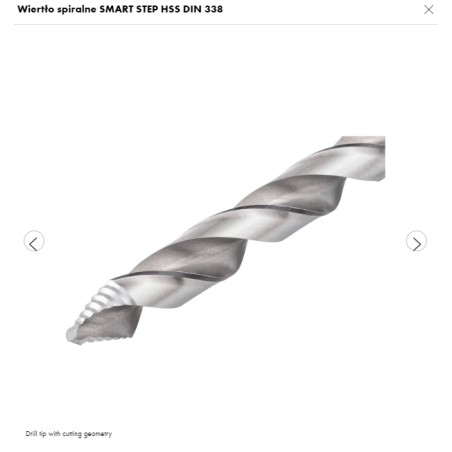 WURTH Wiertło do Metalu 4,2mm HSS SMART STEP