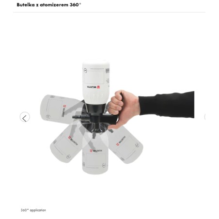 WURTH Rozpylacz z Pompką do CHEMII 360 Stopni 1L (0891503360812)