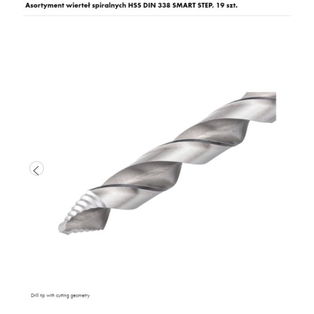 WURTH Zestaw Wierteł SMARTSTEP 1-10mm 19 szt.  (0624930019961 1)