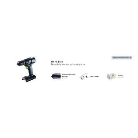 FESTOOL Zestaw Aku. COMBO TSC55K/TXS18/TBM137 1 (578024)