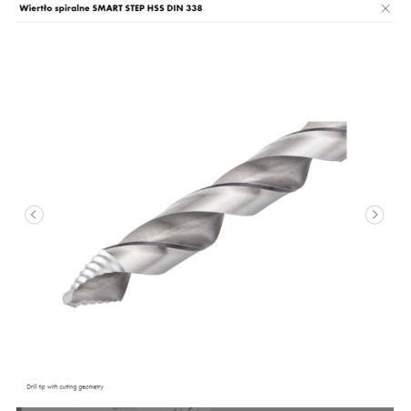 WURTH Wiertło do Metalu 6,8mm HSS SMART STEP (0624930680961 5)