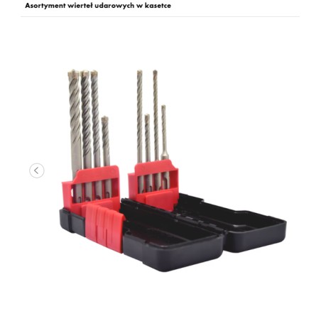 WURTH Zestaw Wierteł QUAD 4-Ostrzowe 8szt. (0648171001961 1)