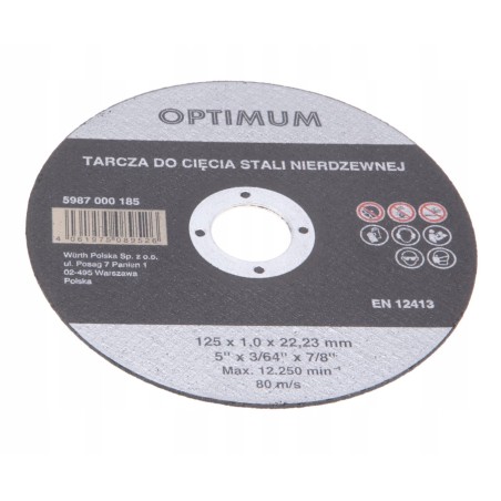 WURTH Tarcza OPTIMUM 125x1(5987 000 185)