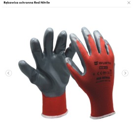 WURTH Rękawice Ochronne RED LINE R10 (0899403110961 12) 2