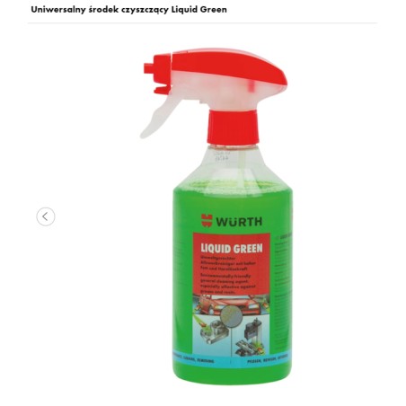 WURTH Zmywacz LIQUID GREEN 500ml (0893474 037 12)