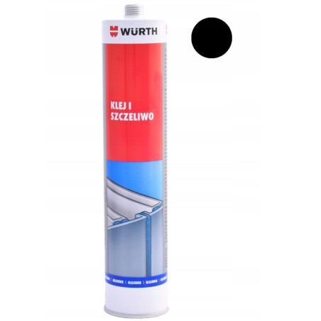 WURTH Klej i Szczeliwo K+D Czarny 300ml (0890100130037 12)