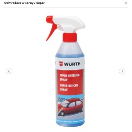 WURTH Odmrażacz do Szyb 500ml (0892331201037 12)