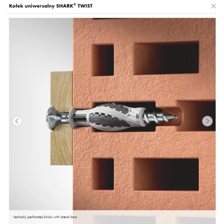 WURTH Koszulka Kołka SHARK-TWIST 8x46 (590680846 005 200)