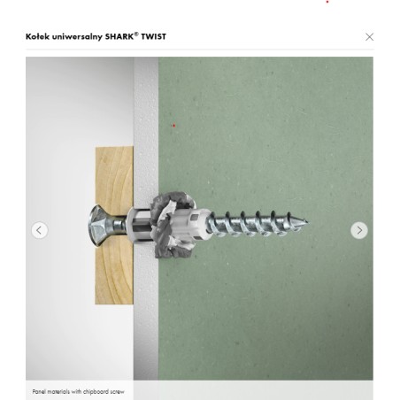WURTH Koszulka Kołka SHARK-TWIST 8x46 (590680846 005 200)