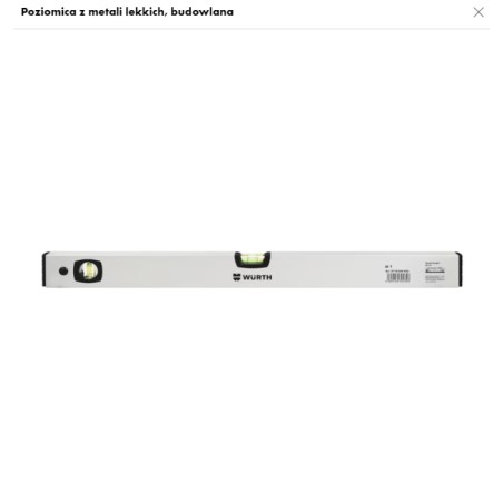 WURTH Poziomica Budowlana 120cm (0714644442)
