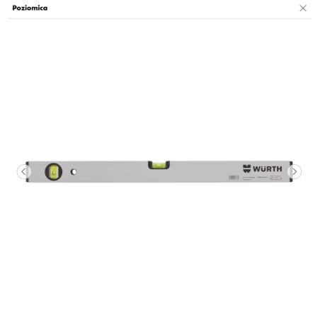 WURTH Poziomica STANDARD 120cm (0714644412)