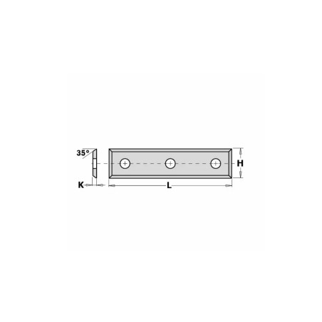 CMT Płytka Czteroostrzowa HM 50x12x1,7mm (50123)