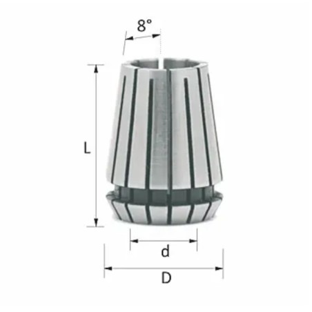 CMT Tuleja Zaciskowa ER40D10