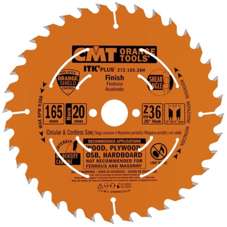 CMT Piła Spiekowa 165x1,7/1,1/20 z-36 (272.165.36H)