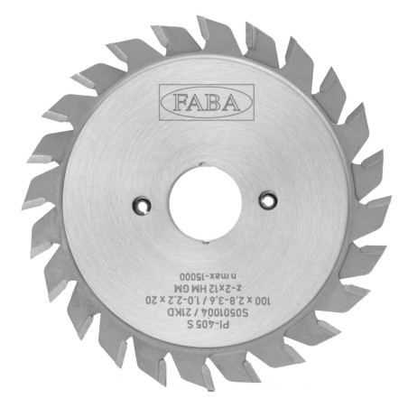 FABA Frez Piłkowy PI-405S 100x2,8-3,6/20 z-24 GM (S0501004)