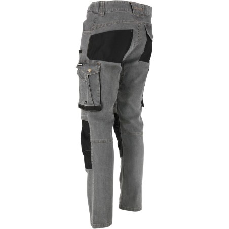 LAHTI PRO Spodnie Jeans Szare STRETCH Zwężane M (L4054202)