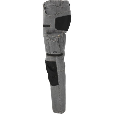 LAHTI PRO Spodnie Jeans Szare STRETCH Zwężane L (L4054203)
