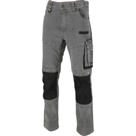 LAHTI PRO Spodnie Jeans Szare STRETCH Zwężane L (L4054203)